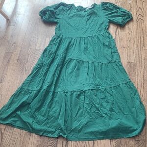 BTFBM Elegant Green Women's Dress